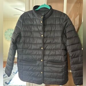 Women’s Ralph Lauren Lightweight Large Black Puffer Jacket WARM!